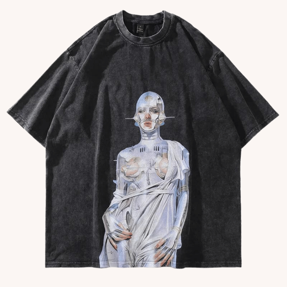 UG Oversized Extraterrestrial Graphic Print T-Shirt