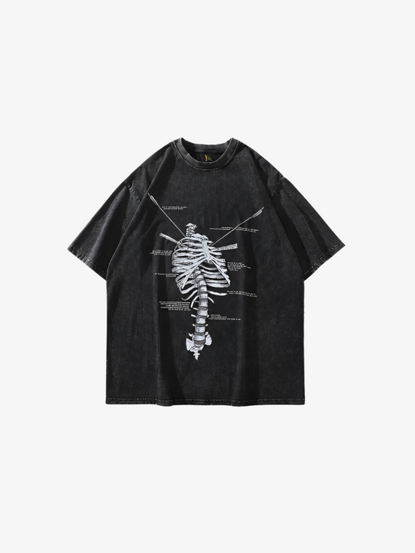 UC Abstract Bones Oversized T-Shirt