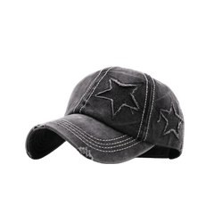 "Star" Denim Baseball Cap