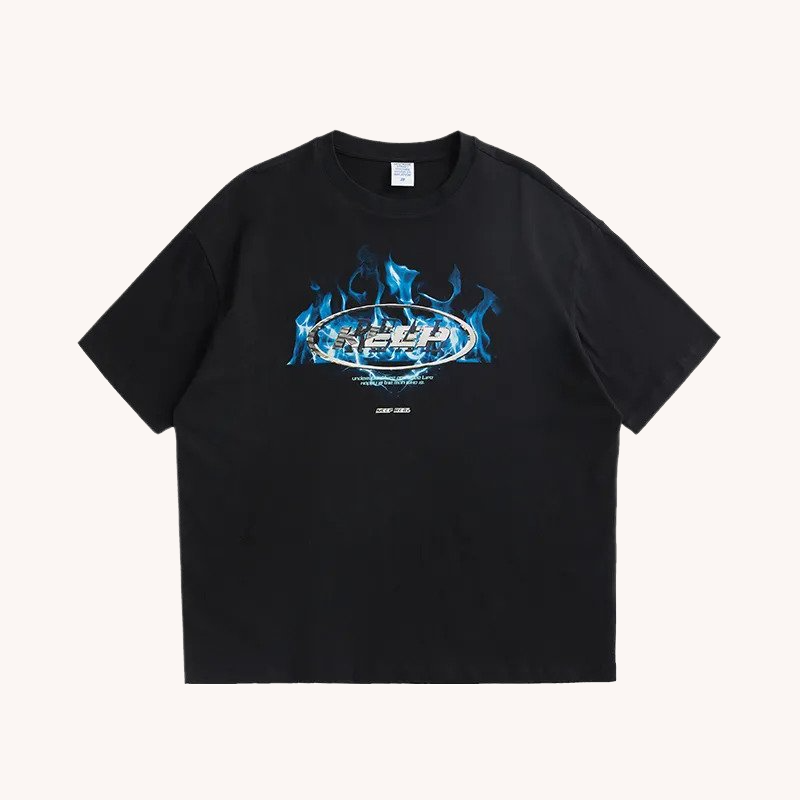 UG Vintage Steel Fire Graphic T-Shirt